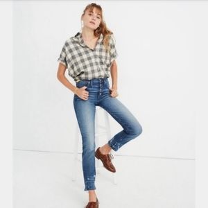Womens Madewell Exposed Fly Slim Straight Jean 23